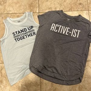 Two-for-one Athleta girl tee and tank!